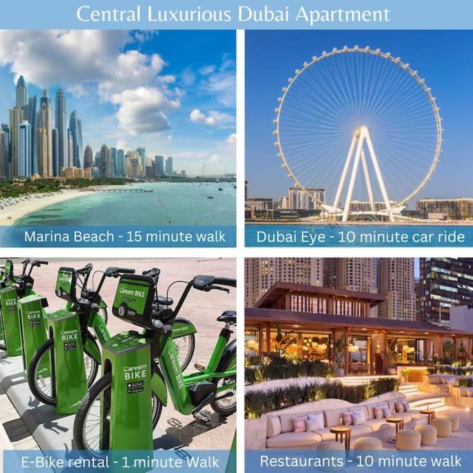 Marina View With Pool, Gym, Tennis Court, 5 Mins To Beach Dubaï Extérieur photo
