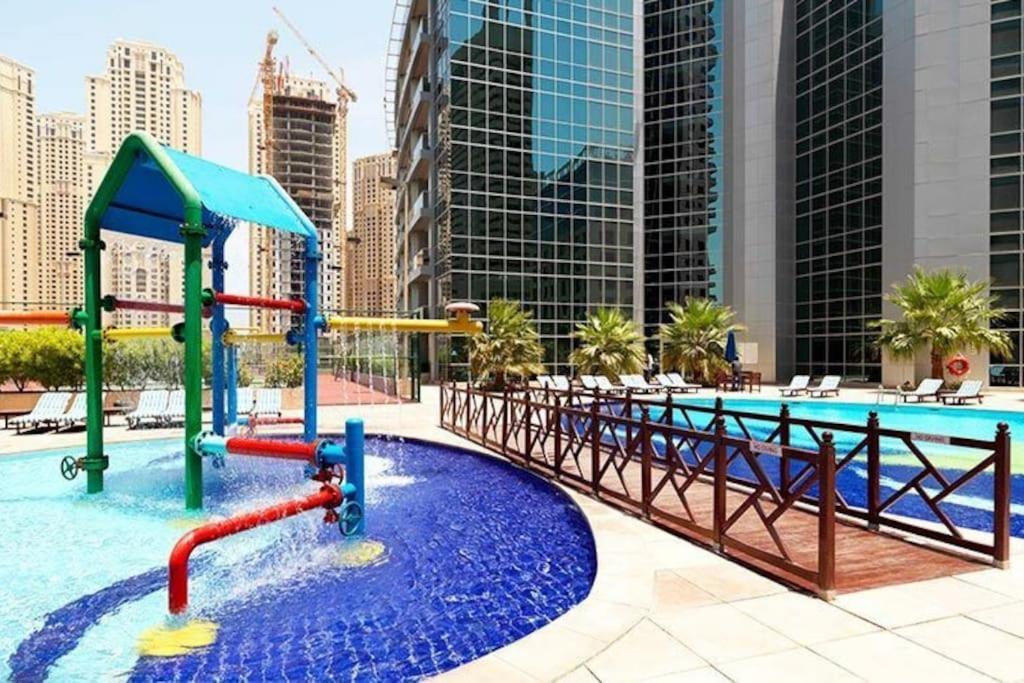 Marina View With Pool, Gym, Tennis Court, 5 Mins To Beach Dubaï Extérieur photo
