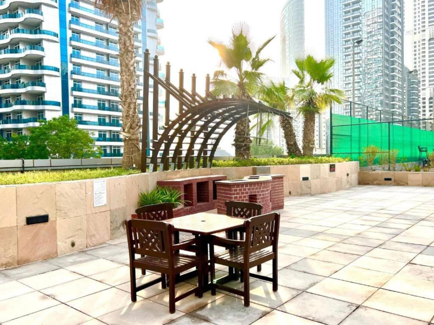 Marina View With Pool, Gym, Tennis Court, 5 Mins To Beach Dubaï Extérieur photo
